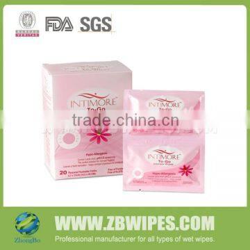 Airlaid Paper Individually Intimate Wipes for Women