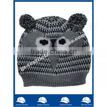 new product for 2014 Wholesale china manufacture OEM CUSTOM LOGO winter animal baby beanie hat and cap