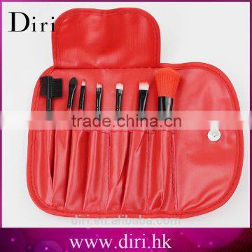 Professional makeup tool high quality 7pieces taklon synthetic hair makeup brushes