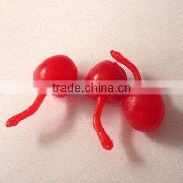 PVC/plastic cherry Fruit accessoriesArtificial fake decorative plastic cherry fruit