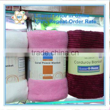 Super Soft P/D Coral Fleece Blanket photo-2