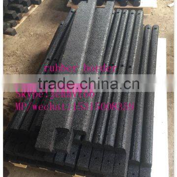 Exterior garden rubber border/rubber rump/rubber safety edge