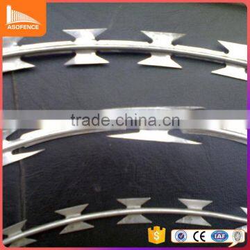 blade razor type most popular security fence stainless steel stitching wire