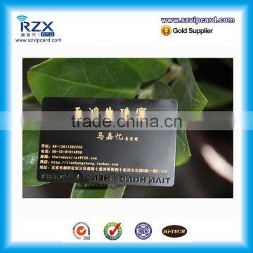 Stainless Steel Matt Black Metal Business Card With High Quality photo-6