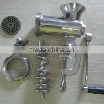 hot sale 8# stainless steel manual meat mincer machine