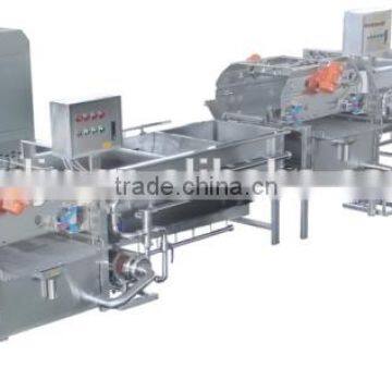 industrial fresh apple washing process line machine