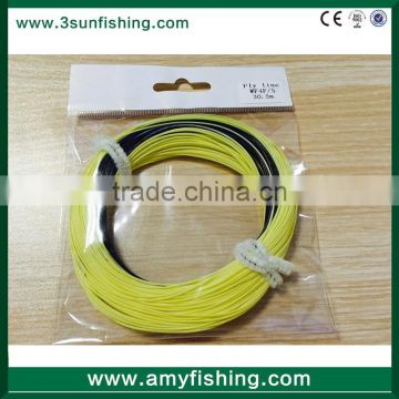 colorful double color backing line for fly fishing