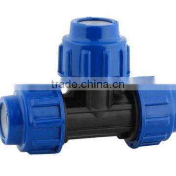 Cheapest hdpe PP water compression fittings for irrigation