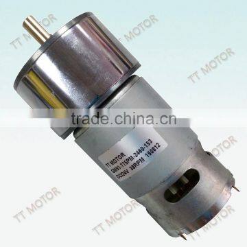 high torque low rpm electric motor with 51mm gear box