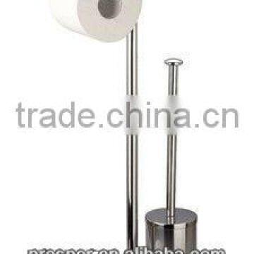 stainless steel toilet brush holder and paper holder