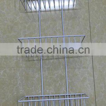 3 layer of metal wall hanger bathroom storage rack