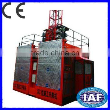 Hot sale SCD200 double cage construction elevator price