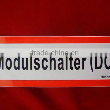 Reflective Pvc Warning Sign photo-3