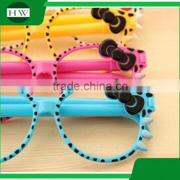 Cheap Wholesale Office School Gift Fashion Cute Cartoon Plastic Hello Kitty Glass Shape Ball Point Pen Promotional photo-5