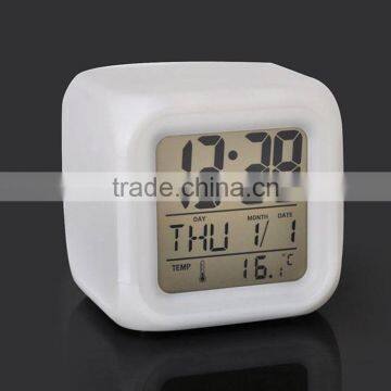 Led Color Changing Clock Digital Alarm Clock Promotional Gift Alarm Clock Home Decoration Clock