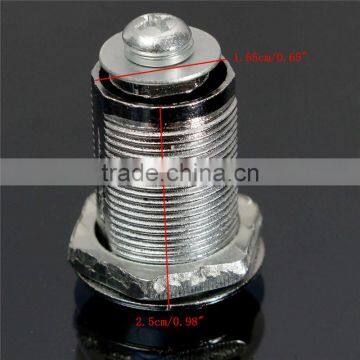 Silver Tone 25mm Stainless Steel Gift CAM Lock With 2 Keys for Cabinet Mailbo Drawer Cupboard Locker YG photo-4