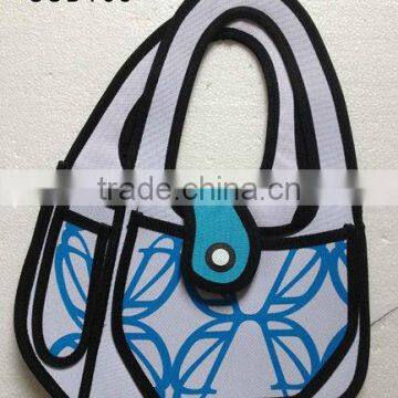 2D cartoon bag