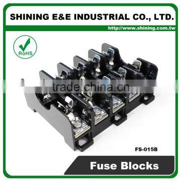 FS-015B 600V 10 Amp 5 Way Midget Type Din Rail Glass Fuse Holder photo-2