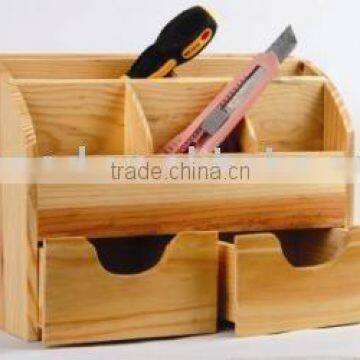 Desktop organizer/wooden box/wooden organizer