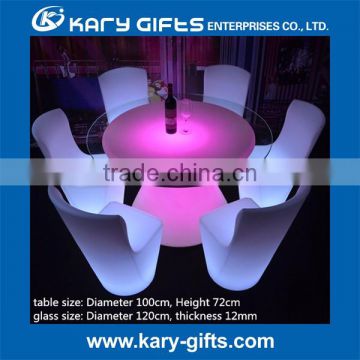 Good design LED event furniture tables with night club accessories lighting up table furniture