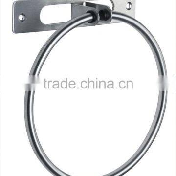 Jiangmen Factory Bathroom Wall Mounted Stainless Steel Towel Ring Chrome photo-4