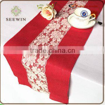 Cheap Wholesale Burlap Table Runner 28x250cm Jute BurlapTable Runner wedding deco table runner