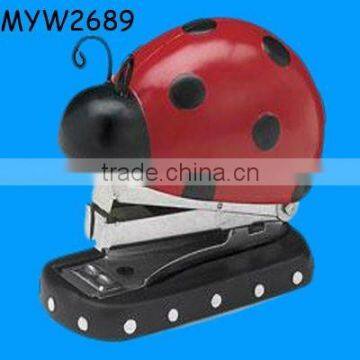 Ladybug paper Resin hand fancy hot stapler