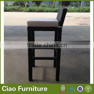 High Top Indoor Bar Chairs Rattan Furniture photo-3