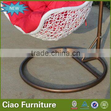 Outdoor Hanging Basket Rattan Swing Chair photo-3