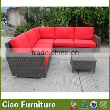 Modular Plastic Rattan Modern Outdoor Sofa Furniture photo-3