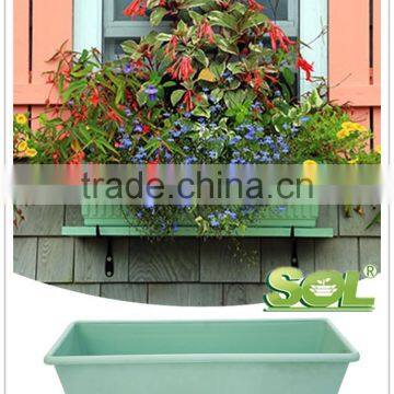 Plastic Vertical Garden Manufacturers Big Plastic Rectangular Planter Window Box photo-2