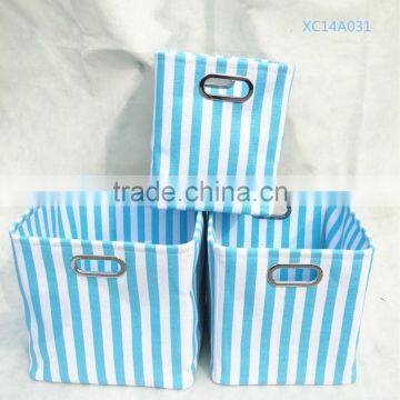 fashion paper cloth storage basket and laundry set