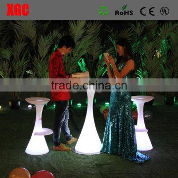 Light up Colored Plastic Wedding Rental Events Furniture With RGB Led photo-4