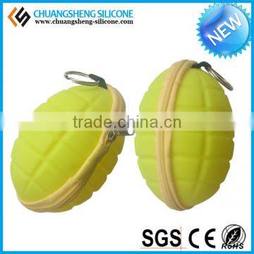 Bomb Shape Funny Purse, Smart Coin Case, Silicone Wallet photo-5