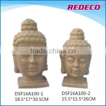 2017 factoty direct ceramic buddha head for sale