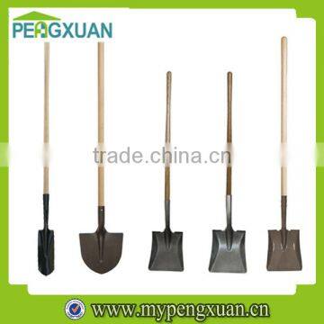 Factory wholesale hand tools wooden snow shovel handle with taper