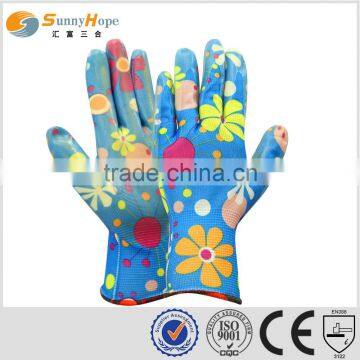SunnyHope Custom Made Nitrile Coated Garden Gloves photo-2
