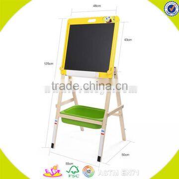Wholesale Top Quality Kids Wooden Blackboard With Storage Box Nice Toddler Wooden Blackboard With Storage Box W12B056 photo-3