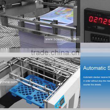 Automatic 120m/min Large Format Heated Roll Film Presswork Thermal Laminator Machine