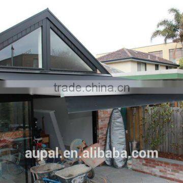 Awning gear box for No-cassette retractable awning