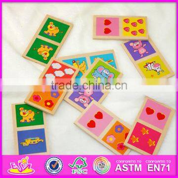 2016 Top Fashion Educational Kids Wooden Domino Brick Toy WJ277611 photo-6