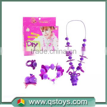 New design beauty set fabric pretend toy for girls