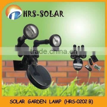 10pcs LED solar garden spot light with remote control (HRS-0202B )