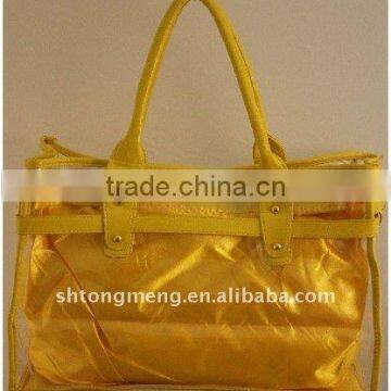 Clear Handbag with Removable Satin Insert&clear PVC tote bag(TM-PVC-003 1)