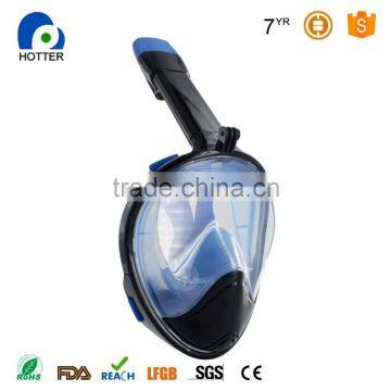 Easy to breath high quality snorkeling mask full dry diving mask