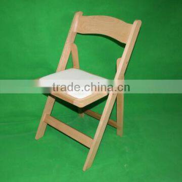 White/mahogany/ Brown/dark Wood Wedding Folding Chair Garden Chair photo-4
