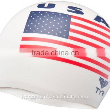 Personality Hot Sale Flower Swim Cap photo-3