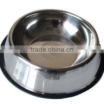 Factory OEM Color Stainless Steel Dog Feeder Pet Bowl/dog Bowl