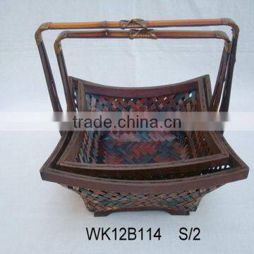 Decorative Bamboo Plates in Various Shape