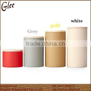 Round Tea Box Wood Gift Box